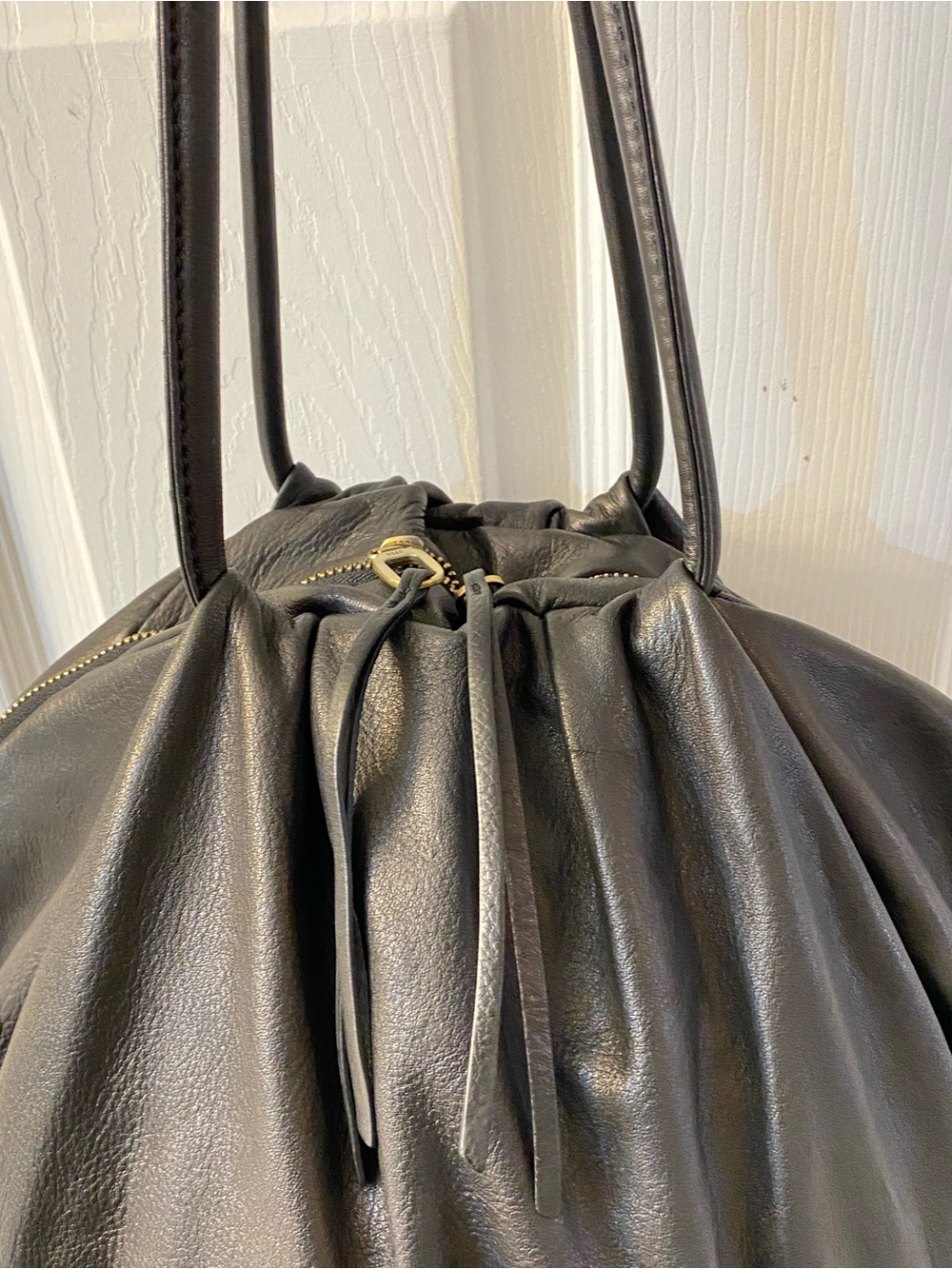Hobo divine black soft leather pleated shoulder bags excellent condition clean - Picture 4 of 11